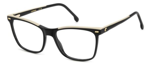 Carrera Carrera 3060 Frauen Vollrandfassung 0WM-Schwarz Beige