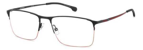 Carrera Carrera 8906 Männer Halbrandfassung BLX-Schwarz Rot