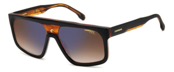 Carrera Carrera 1061/S Unisex Erwachsene Vollrandfassung 37N-Schwarz Horn