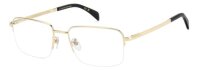 DAVID BECKHAM DB 1150 MÄNNER HALBRANDFASSUNG J5G-GOLD