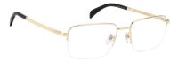 DAVID BECKHAM DB 1150 MÄNNER HALBRANDFASSUNG J5G-GOLD