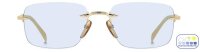 David Beckham DB 1195/S Männer Randlos IDA-Gold Horn