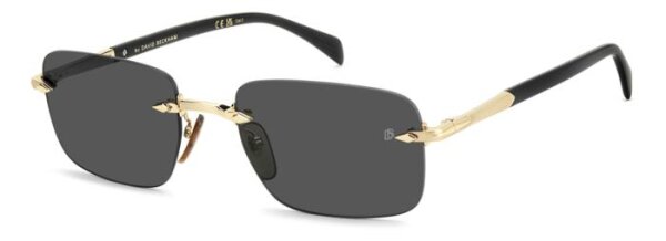 DAVID BECKHAM DB 1195/S MÄNNER RANDLOS RHL-GOLD SCHWARZ
