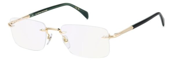 DAVID BECKHAM DB 1202 MÄNNER RANDLOS PEF-GOLD GRÜN