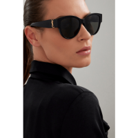 Saint Laurent Frau International SCHWARZ RECYCLED ACETATE SL M3 Italien