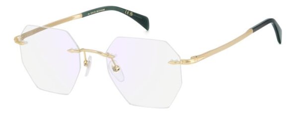 DAVID BECKHAM DB 1189 MÄNNER RANDLOS AOZ-GOLD