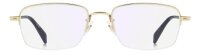 David Beckham DB 1190/F Männer Halbrandfassung J5G-Gold