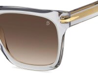 David Beckham DB 7000/S Flat Männer Vollrandfassung 63M-Kristall Grau