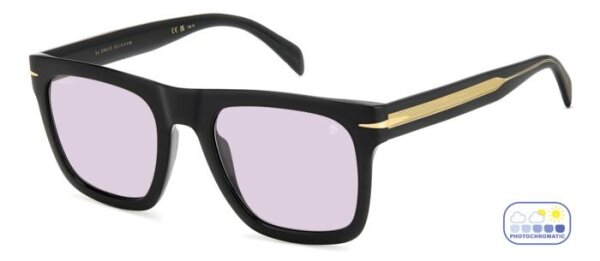 David Beckham DB 7000/S Flat Männer Vollrandfassung 807-Schwarz