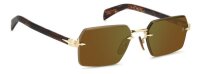 DAVID BECKHAM DB 7109/S MÄNNER RANDLOS T5U-GOLD HORN
