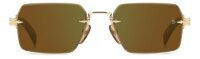 David Beckham DB 7109/S Männer Randlos T5U-Gold Horn