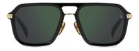 David Beckham DB 7136/S Männer Vollrandfassung 2M2-Schwarz Gold