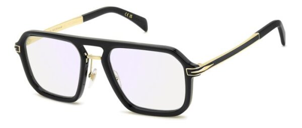 David Beckham DB 7142 Männer Vollrandfassung 2M2-Schwarz Gold
