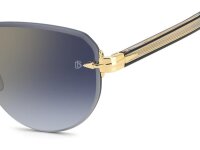 DAVID BECKHAM DB 7144/S MÄNNER RANDLOS RHL-GOLD SCHWARZ