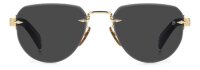 DAVID BECKHAM DB 7144/S MÄNNER RANDLOS RHL-GOLD SCHWARZ