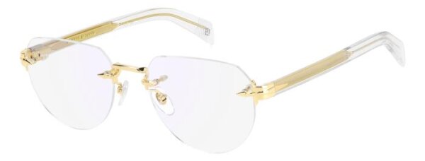 David Beckham DB 7145 Männer Randlos LOJ-Gold Kristall