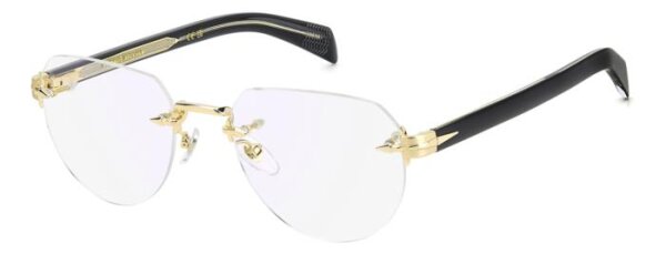 DAVID BECKHAM DB 7145 MÄNNER RANDLOS RHL-GOLD SCHWARZ