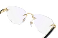 DAVID BECKHAM DB 7145 MÄNNER RANDLOS RHL-GOLD SCHWARZ