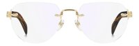 David Beckham DB 7145 Männer Randlos T5U-Gold Horn