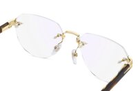 David Beckham DB 7145 Männer Randlos T5U-Gold Horn