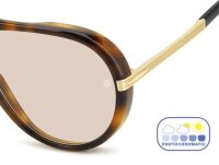 David Beckham DB 99/Voyager Männer Vollrandfassung 2IK-Havanna Gold