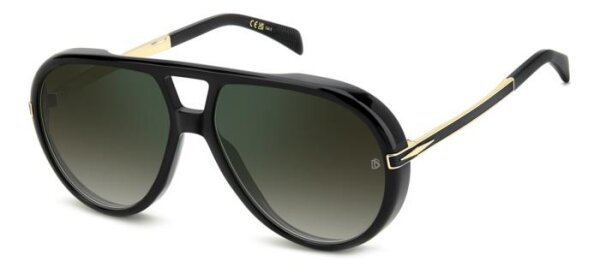 David Beckham DB 99/Voyager Männer Vollrandfassung 2M2-Schwarz Gold
