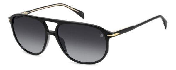 David Beckham DB 1159/S Männer Vollrandfassung 807-Schwarz