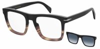 David Beckham DB 7000/CS Männer Vollrandfassung 37N-Schwarz Horn