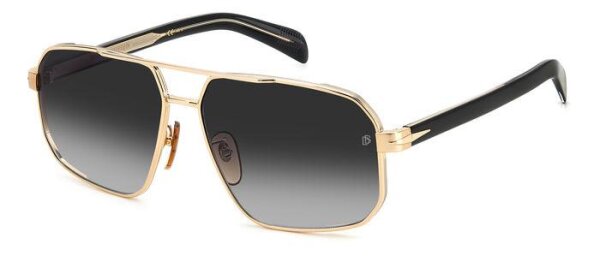 David Beckham DB 7102/S Männer Vollrandfassung RHL-Gold Schwarz