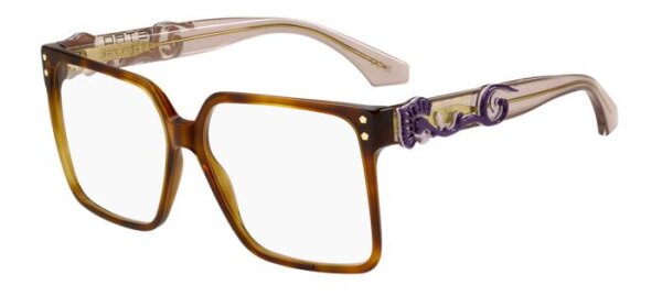 Etro 0105 Frauen Vollrandfassung C9B-Havanna Gelb