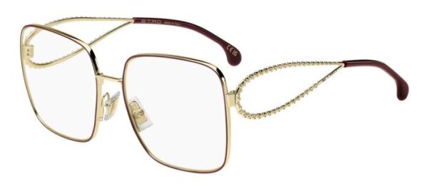 Etro 0073 Frauen Vollrandfassung 6K3-Burgundy Gold