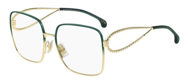 Etro 0073 Frauen Vollrandfassung PEF-Gold Grün