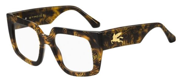 Etro 0077 Frauen Vollrandfassung 2VM-Havanna Braun