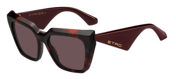 Etro 0096/G/S Frauen Vollrandfassung 82U-Burgundy Havanna