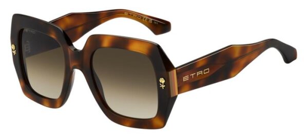Etro 0011/S Frauen Vollrandfassung 05L-Havanna Braun