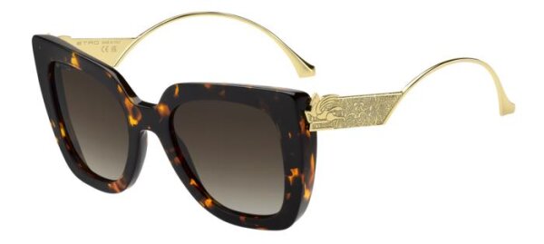 Etro 0040/S Frauen Vollrandfassung 086-Havanna Braun