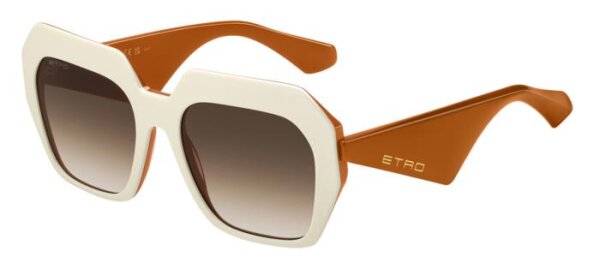 Etro 0043/S Frauen Vollrandfassung IXN-Weiss Orange