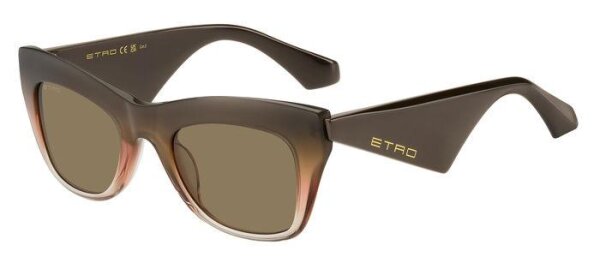 Etro 0004/G/S Frauen Vollrandfassung 12J-Braun Orange