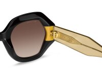 Etro 0009/S Frauen Vollrandfassung 71C-Schwarz Gelb