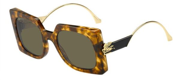 Etro 0026/S Frauen Vollrandfassung EPZ-Gelb Havanna