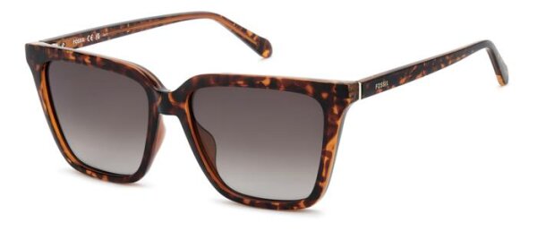 Fossil FOS 3173/G/S Frauen Vollrandfassung 086-Havanna Braun