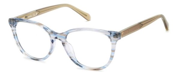 Fossil FOS 7203 Frauen Vollrandfassung 0IU-Blau Braun