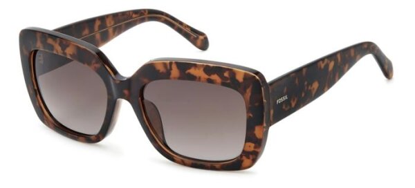 Fossil FOS 3158/S Frauen Vollrandfassung 086-Havanna Braun