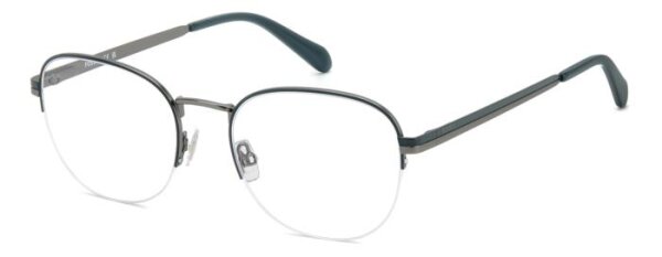 Fossil FOS 7184/G Männer Halbrandfassung DLD-Grün