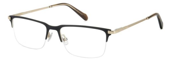 Fossil FOS 7186/G Männer Halbrandfassung 0UH-Schwarz Gold