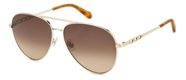 Fossil FOS 2140/G/S Frauen Vollrandfassung HM2-Gold Havanna