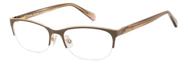 Fossil FOS 7171/G Frauen Halbrandfassung TUI-Braun