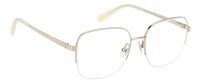 FOSSILFOS 7163/G FRAUEN HALBRANDFASSUNG 1GD-BRAUN WEISS