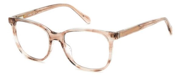 Fossil FOS 7140 Frauen Vollrandfassung 2OH-Horn Beige