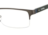 Fossil FOS 6024 Männer Halbrandfassung 62J-Grau Grün